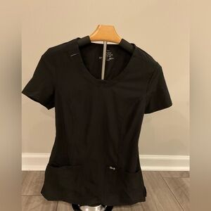 Cherokee Infinity Women's Black Scrub Top XXS